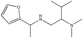 [2-(dimethylamino)-3-methylbutyl][1-(furan-2-yl)ethyl]amine Struktur