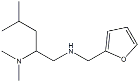 [2-(dimethylamino)-4-methylpentyl](furan-2-ylmethyl)amine Struktur