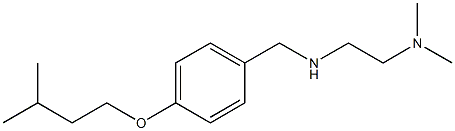 [2-(dimethylamino)ethyl]({[4-(3-methylbutoxy)phenyl]methyl})amine Struktur