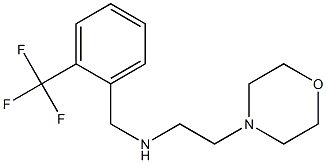 [2-(morpholin-4-yl)ethyl]({[2-(trifluoromethyl)phenyl]methyl})amine Struktur