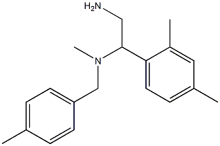 [2-amino-1-(2,4-dimethylphenyl)ethyl](methyl)[(4-methylphenyl)methyl]amine Struktur