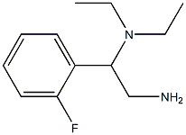 [2-amino-1-(2-fluorophenyl)ethyl]diethylamine Struktur