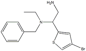 [2-amino-1-(4-bromothiophen-2-yl)ethyl](benzyl)ethylamine Struktur