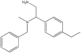 [2-amino-1-(4-ethylphenyl)ethyl](benzyl)methylamine Struktur