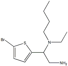 [2-amino-1-(5-bromothiophen-2-yl)ethyl](butyl)ethylamine Struktur