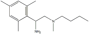 [2-amino-2-(2,4,6-trimethylphenyl)ethyl](butyl)methylamine Struktur