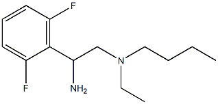 [2-amino-2-(2,6-difluorophenyl)ethyl](butyl)ethylamine Struktur