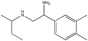 [2-amino-2-(3,4-dimethylphenyl)ethyl](methyl)propan-2-ylamine Struktur