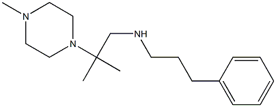 [2-methyl-2-(4-methylpiperazin-1-yl)propyl](3-phenylpropyl)amine Struktur