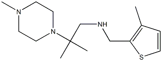 [2-methyl-2-(4-methylpiperazin-1-yl)propyl][(3-methylthiophen-2-yl)methyl]amine Struktur