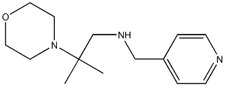 [2-methyl-2-(morpholin-4-yl)propyl](pyridin-4-ylmethyl)amine Struktur