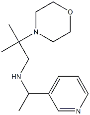 [2-methyl-2-(morpholin-4-yl)propyl][1-(pyridin-3-yl)ethyl]amine Struktur