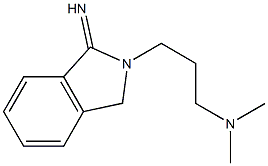 [3-(1-imino-2,3-dihydro-1H-isoindol-2-yl)propyl]dimethylamine Struktur