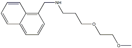 [3-(2-methoxyethoxy)propyl](naphthalen-1-ylmethyl)amine Struktur