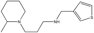 [3-(2-methylpiperidin-1-yl)propyl](thiophen-3-ylmethyl)amine Struktur