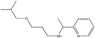 [3-(2-methylpropoxy)propyl][1-(pyridin-2-yl)ethyl]amine Struktur