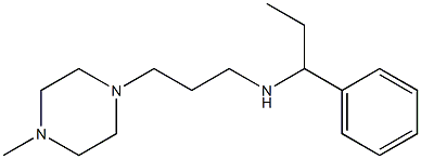 [3-(4-methylpiperazin-1-yl)propyl](1-phenylpropyl)amine Struktur