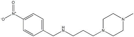 [3-(4-methylpiperazin-1-yl)propyl][(4-nitrophenyl)methyl]amine Struktur