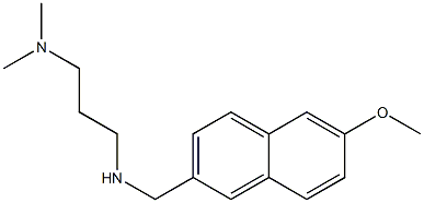 [3-(dimethylamino)propyl][(6-methoxynaphthalen-2-yl)methyl]amine Struktur