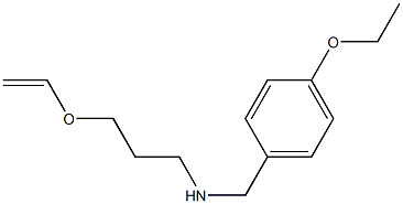 [3-(ethenyloxy)propyl][(4-ethoxyphenyl)methyl]amine Struktur