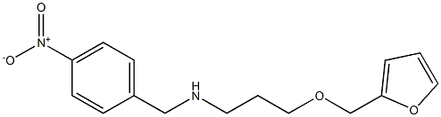 [3-(furan-2-ylmethoxy)propyl][(4-nitrophenyl)methyl]amine Struktur