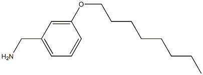 [3-(octyloxy)phenyl]methanamine Struktur