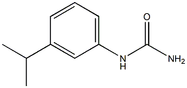 [3-(propan-2-yl)phenyl]urea Struktur