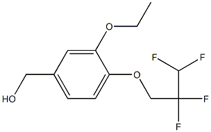 [3-ethoxy-4-(2,2,3,3-tetrafluoropropoxy)phenyl]methanol Struktur