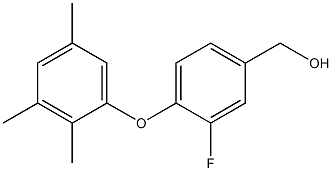 [3-fluoro-4-(2,3,5-trimethylphenoxy)phenyl]methanol Struktur