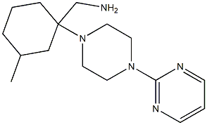 [3-methyl-1-(4-pyrimidin-2-ylpiperazin-1-yl)cyclohexyl]methylamine Struktur