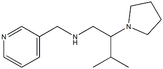 [3-methyl-2-(pyrrolidin-1-yl)butyl](pyridin-3-ylmethyl)amine Struktur