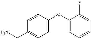 [4-(2-fluorophenoxy)phenyl]methanamine Struktur