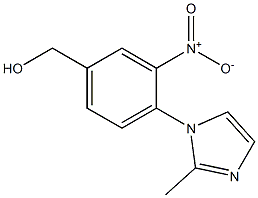 [4-(2-methyl-1H-imidazol-1-yl)-3-nitrophenyl]methanol Struktur