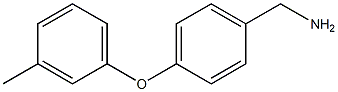 [4-(3-methylphenoxy)phenyl]methanamine Struktur