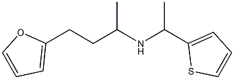 [4-(furan-2-yl)butan-2-yl][1-(thiophen-2-yl)ethyl]amine Struktur