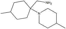 [4-methyl-1-(4-methylpiperidin-1-yl)cyclohexyl]methanamine Struktur