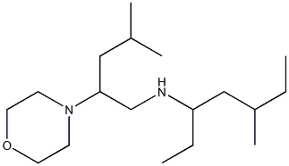 [4-methyl-2-(morpholin-4-yl)pentyl](5-methylheptan-3-yl)amine Struktur