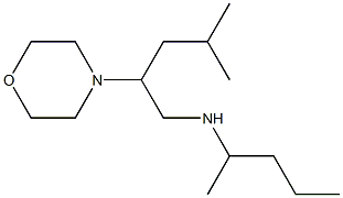 [4-methyl-2-(morpholin-4-yl)pentyl](pentan-2-yl)amine Struktur