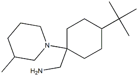 [4-tert-butyl-1-(3-methylpiperidin-1-yl)cyclohexyl]methanamine Struktur