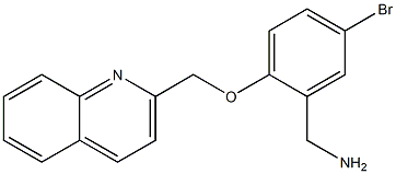 [5-bromo-2-(quinolin-2-ylmethoxy)phenyl]methanamine Struktur