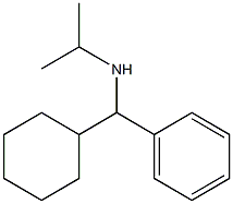 [cyclohexyl(phenyl)methyl](propan-2-yl)amine Struktur