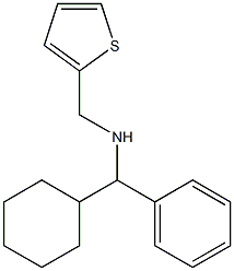 [cyclohexyl(phenyl)methyl](thiophen-2-ylmethyl)amine Struktur