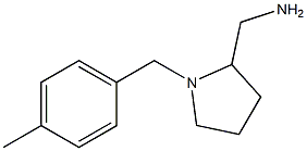 {1-[(4-methylphenyl)methyl]pyrrolidin-2-yl}methanamine Struktur