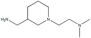 {1-[2-(dimethylamino)ethyl]piperidin-3-yl}methanamine Struktur