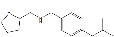 {1-[4-(2-methylpropyl)phenyl]ethyl}(oxolan-2-ylmethyl)amine Struktur