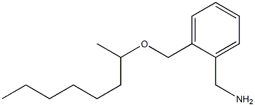 {2-[(octan-2-yloxy)methyl]phenyl}methanamine Struktur