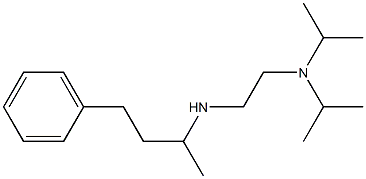 {2-[bis(propan-2-yl)amino]ethyl}(4-phenylbutan-2-yl)amine Struktur