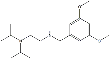 {2-[bis(propan-2-yl)amino]ethyl}[(3,5-dimethoxyphenyl)methyl]amine Struktur