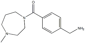 {4-[(4-methyl-1,4-diazepan-1-yl)carbonyl]phenyl}methanamine Struktur