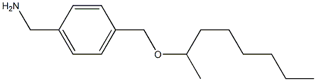 {4-[(octan-2-yloxy)methyl]phenyl}methanamine Struktur